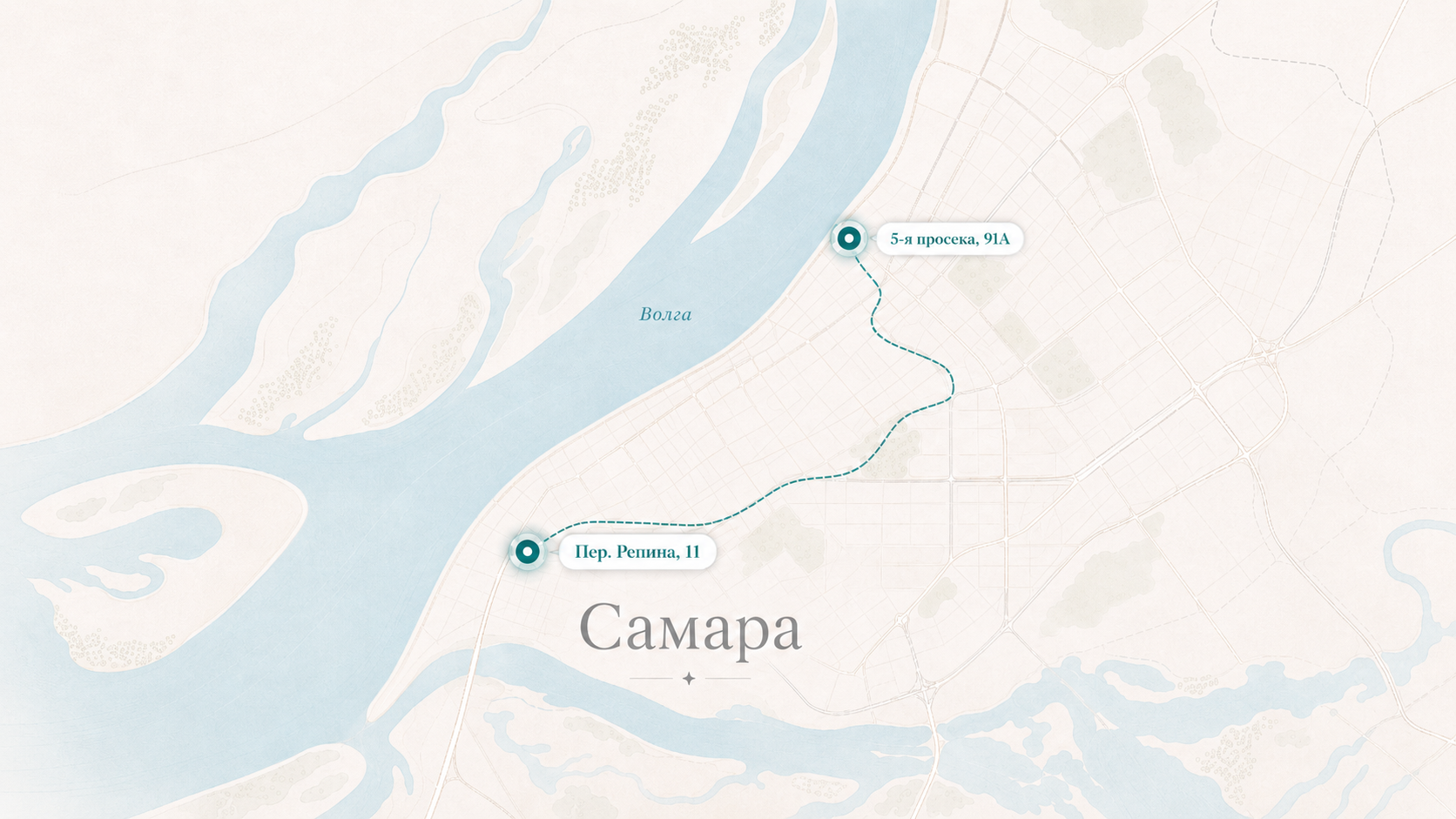 Карта филиалов Primavera в Самаре